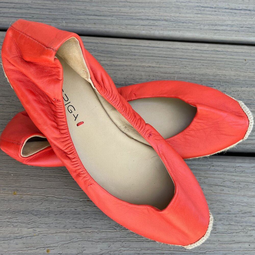 Via Spiga Espadrille leather Flats - Arnelia size 7.5